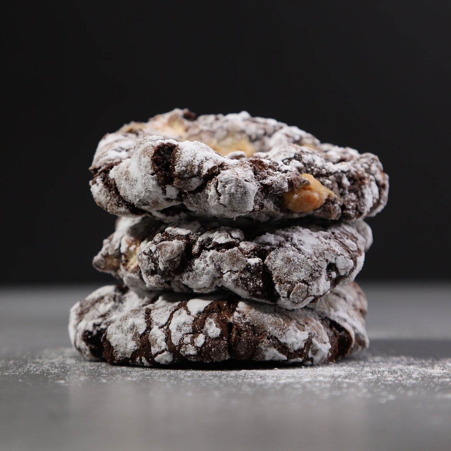 Snow Crackle (Chocolate Crinkles) per piece