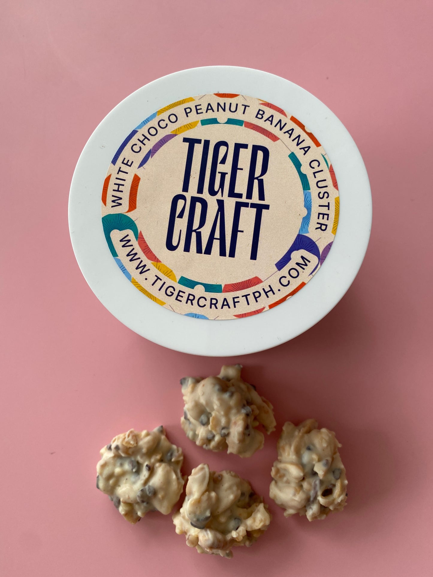 White Chocolate Peanut Banana Cluster