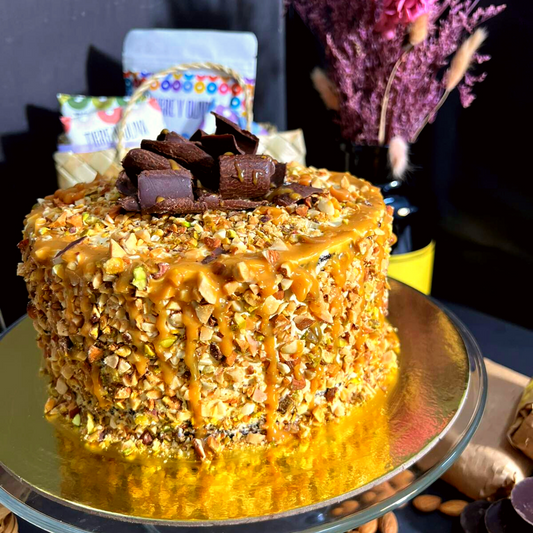 Nutty Caramel Cake